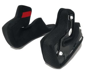 Nolan N60-6 Clima Comfort Guanciali, nero/rosso, Taglia XS