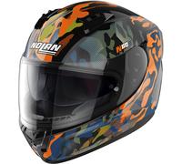 Nolan N60-6 Foxtrot Casco, nero-arancione, taglia L per maschi