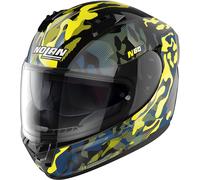 Nolan N60-6 Foxtrot Casco, nero/giallo, Taglia M (58)