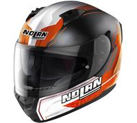 Nolan N60-6 Gemini Replica A. Rins Casco, nero-arancione, taglia M per maschi