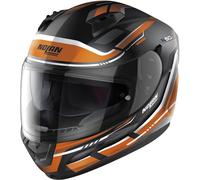 Nolan N60-6 Lancer Casco, nero opaco/arancione, Taglia L (60)