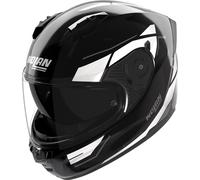 Nolan N60-6 Sincrono Elmetto, Bianco/nero, Taglia M (58)