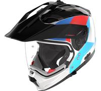 Casco Crossover Nolan N70-2 X TURBINE 350 Bianco / Nero / Blu / Rosso Taglia:XXL