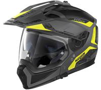 Nolan N70-2 X Torpedo N-Com Casco, nero/giallo, Taglia XXS (54)