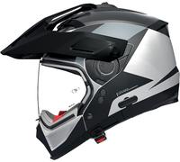 Nolan N70-2 X Turbine 349, casco modulare XXL female Nero/Grigio/Argento