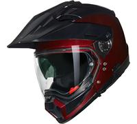 Nolan N70-2X 06 Classico Nobile N-Com Casco da motocross, rosso, Taglia M (58)