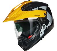 §Casco Adventure Nolan N70-2 X Nero-Grigio-Giallo§