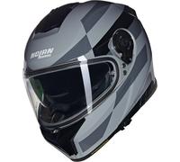 Nolan N80-8 Alfiere N-Com Casco, nero-grigio, taglia S per maschi