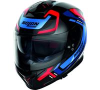 Nolan N80-8 Ally N-Com, casco integrale XL male Nero/Blu/Blu Scuro/Rosso