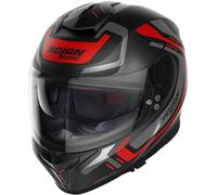 Nolan N80-8 Ally N-Com Casco, nero/rosso, Taglia XL (62)