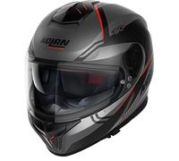 Nolan N80-8 Astute N-Com Casco, grigio-argento, taglia 2XS 53 54 per maschi