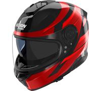 Nolan N80-8 Fervo Elmetto, nero/rosso, Taglia XL (62)