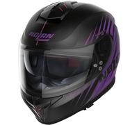 Nolan N80-8 Kosmos N-Com Casco, nero/viola, Taglia XL (62)