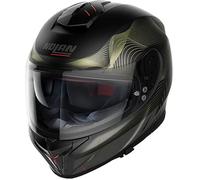 Nolan N80-8 Powerglide N-Com Casco, nero-oro, taglia L per maschi