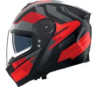 Nolan N80-8 Trittico 357, casco integrale XXS female Opaco Nero/Rosso/Grigio Scuro