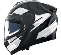 Nolan N80-8 Trittico 359, casco integrale XXL female Opaco Nero/Grigio Scuro/Bianco