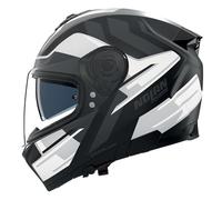 Casco Integrale Nolan N80-8 TRITTICO 359 Nero / Bianco / Antracite Taglia:M
