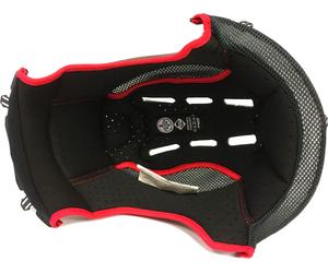 Nolan N87 Plus, rivestimento interno M male Nero/Rosso