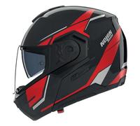 Casco Modulare Nolan N90-3 06 Sincrono Nero/Rosso/Bianco MetalloS Nero,Rosso,Bianco Metallo