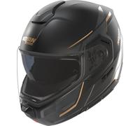 Nolan N90-3 06 Sincrono Elmetto, nero-oro, taglia L per maschi