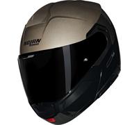 Nolan N90-3 06 Verniciatura Speciale N-Com Casco, nero-beige, taglia L per maschi
