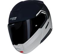 Nolan N90-3 06 Verniciatura Speciale N-Com Casco, nero-bianco-beige, taglia XL per maschi