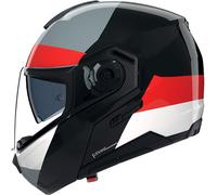 Nolan N90-3 Blocco 353, casco flip up S female Nero/Grigio/Rosso/Bianco
