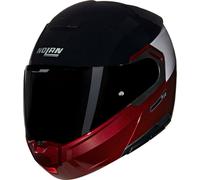 Nolan N90-3 Verniciatura Speciale 344, casco flip up XL male Rosso Scuro/Nero/Grigio Chiaro