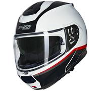 NOLAN NOLAN - Casco N100-6 Incognito Bianco / Rosso / Nero XL