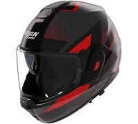Nolan casco modulare N120-1 Ciclone - 364 Grigio nero rosso opaco M