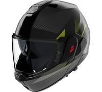 Casco Modulare Nolan N120-1 CICLONE 362 Grigio lava / Nero / Verde impulso