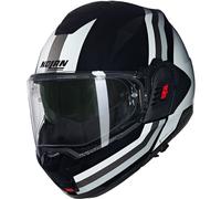 NOLAN NOLAN - Casco N120-1 Lineo Nero / Bianco / Silver M