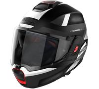 NOLAN NOLAN - Casco N120-1 Subway N-Com Matt Nero /Bianco XL