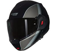 NOLAN NOLAN - Casco N120-1 Verniciatura Speciale Nero / Grigio / Silver XL