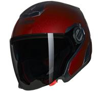 Nolan N40-5 Classico Nobile 321, casco aperto M male Rosso Scuro