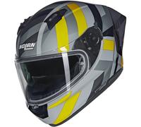 NOLAN NOLAN - Casco N60-6 Sport Dinamico Grigio / Giallo / Nero M