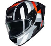 NOLAN NOLAN - Casco N60-6 Sport Dinamico Grigio / Orange / Nero M