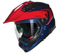 §Casco Adventure Nolan N70-2 X Blu-Rosso-Bianco§