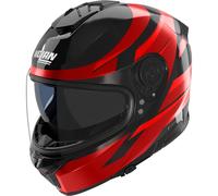 Nolan Casco Integrale N80-8 FERVO 355 Nero / Rosso cromato Taglia S
