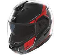 Nolan Casco Modulare N90-3 SINCRONO 350 Nero/Rosso/Bianco Taglia M