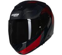 Casco Modulare Nolan X-1005 U.C. SPORTIVO 346 Carbonio / Rosso Taglia:L