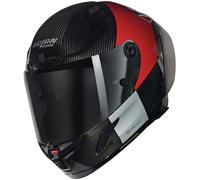 NOLAN NOLAN - Casco X-804 RS Ultra Carbon Combo Gara Carbon / Rosso / Grigio / Nero XL