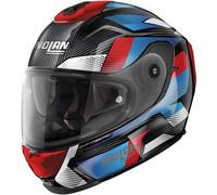 NOLAN NOLAN - Casco X-903 Ultra Carbon Highspeed N-Com Carbon Blue / Rosso / Bianco M
