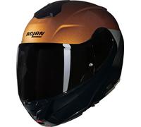 Nolan X-1005 Ultra Carbon Verniciature Speciale 343, casco flip L male Nero/Arancione Scuro/Grigio Chiaro