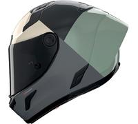 Nolan X-804 RS Ultra Carbon Blocco 370, casco integrale XL female Carbonio/Nero/Grigio/Verde/Beige