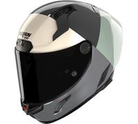Casco X-804 RS Ultra Carbon BLOCCO Grigio Verde NOLAN - UE: M