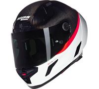 Nolan X-804 RS Ultra Carbon D.O.C. Casco, nero-bianco, taglia L per maschi