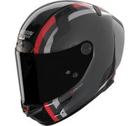 Nolan X-804 RS Ultra Carbon Gemini Elmetto, nero-grigio-rosso, taglia 2XL per maschi
