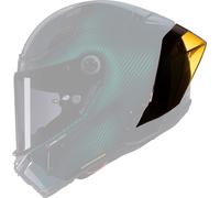 Nolan X-804 RS Ultra Carbon Liquido 327, spoiler male Giallo Fumé