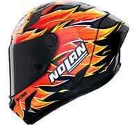 Nolan X-804 RS Ultra Carbon Replica Iannone 368, casco integrale XXL female Nero/Rosso/Arancione/Giallo